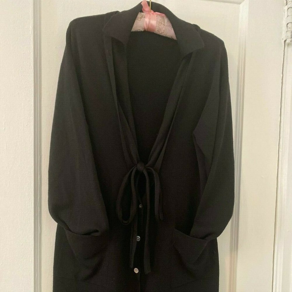 Marina Rinaldi Black Knitted Jacket